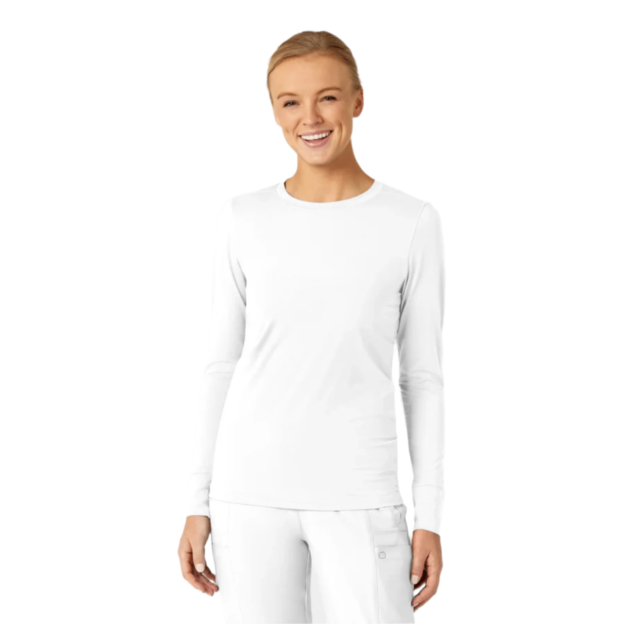 Wink Women's Performance Long Sleeve Tee - White