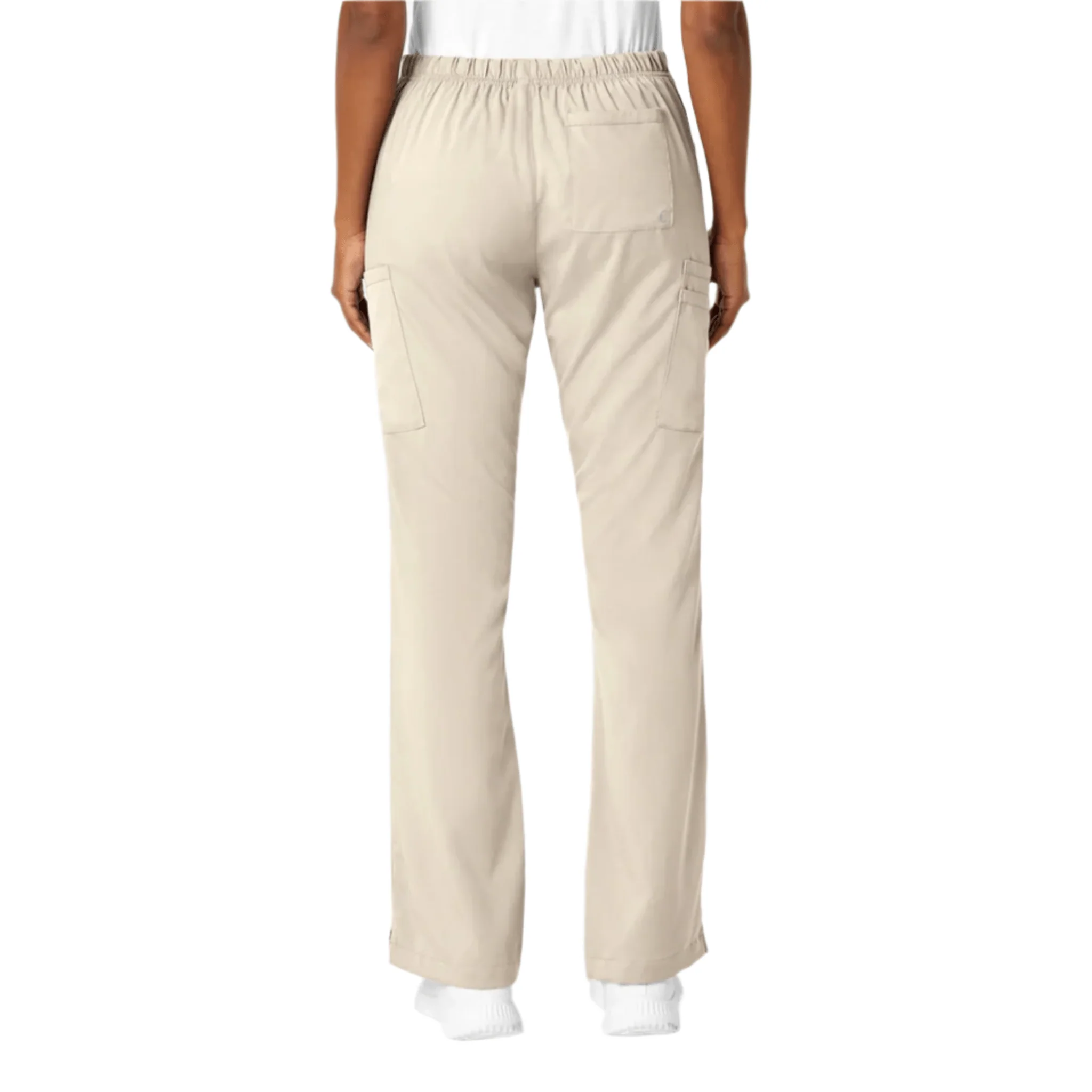 Wink Women's Pro Moderate Flare Leg Scrub Pant - Khaki - Image 5