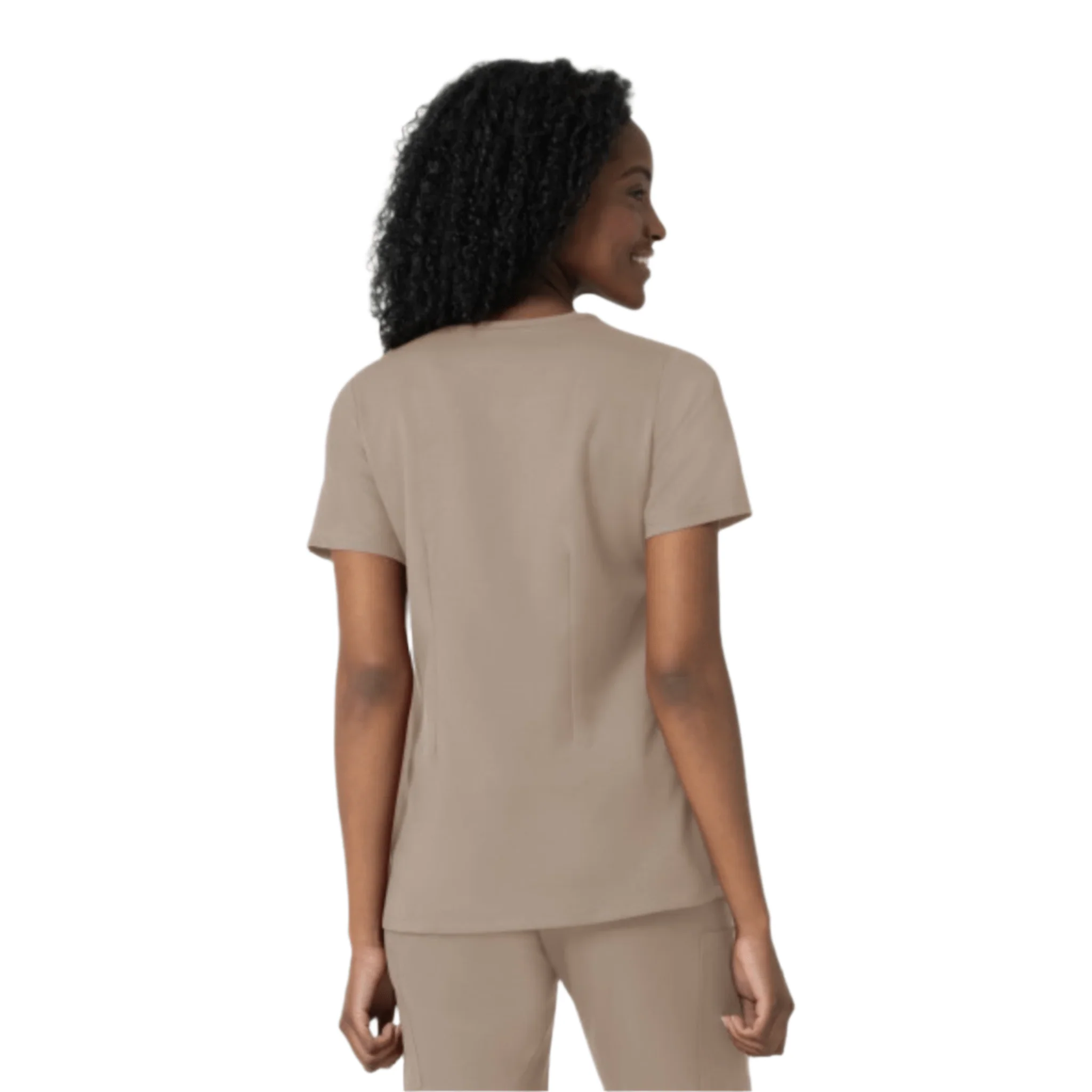 Wink Women's Thrive Fitted 3 Pocket V Neck Scrub Top - Haze - Image 2