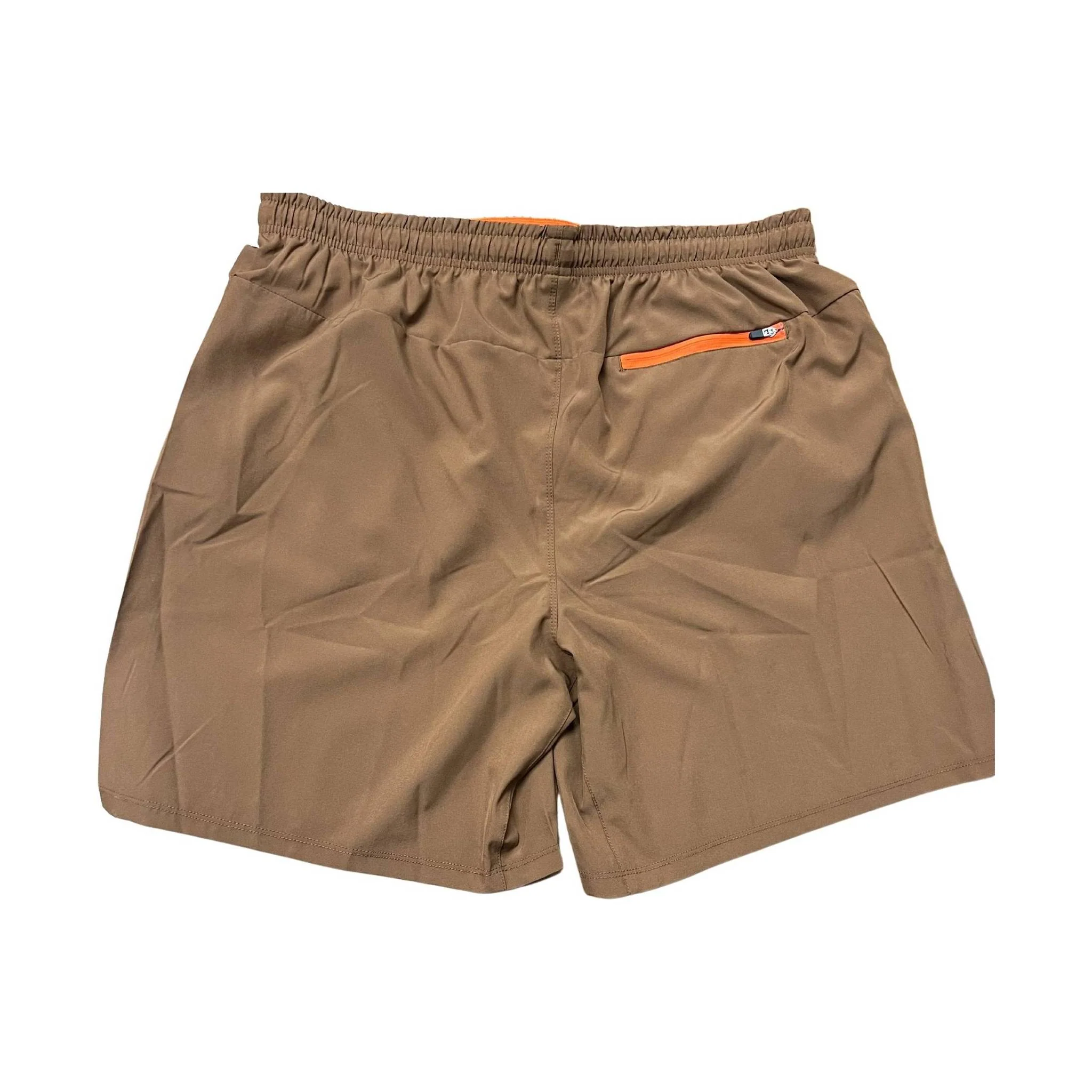 World Famous Men's Vicente Short - Dark Khaki/Orange - Image 2
