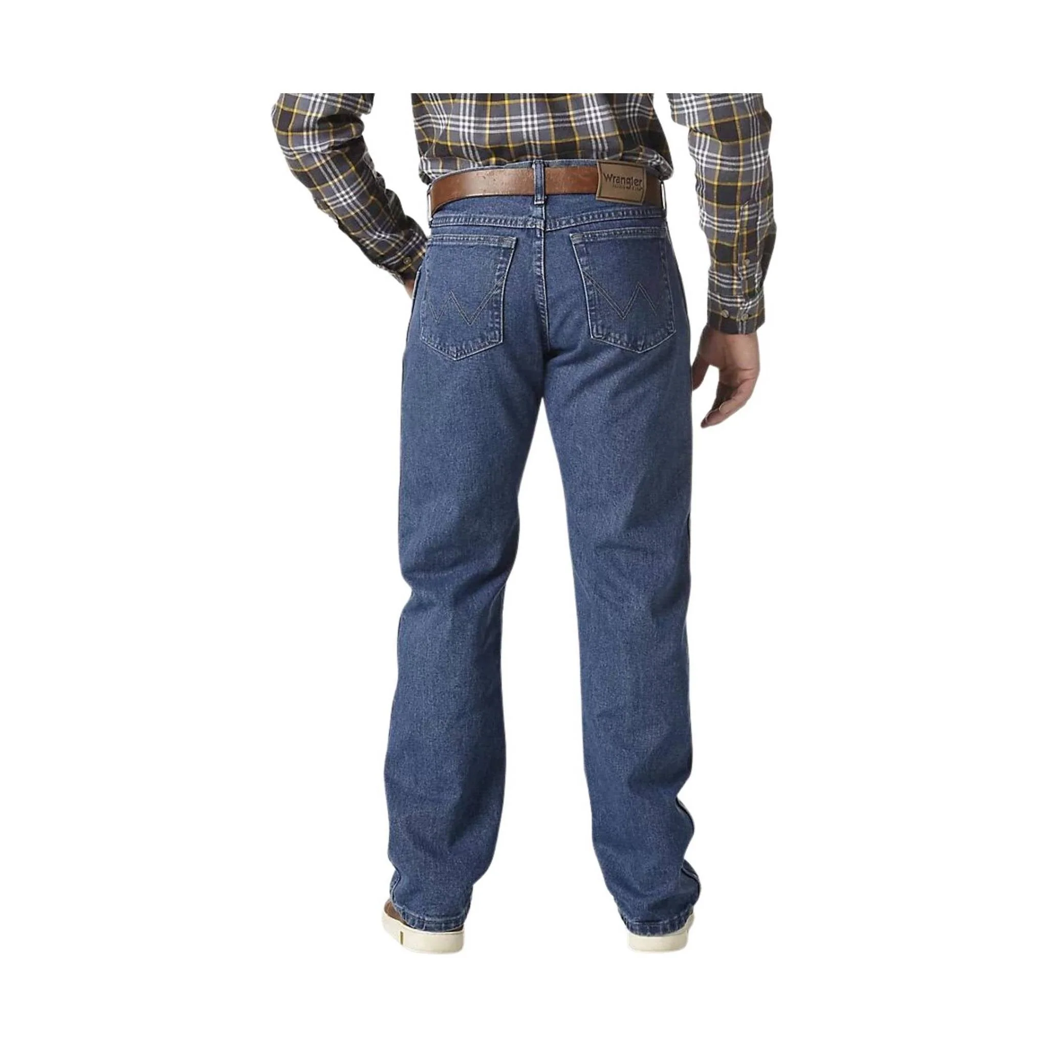 Wrangler Men's 5 Pocket Jean - Antique Indigo - Image 3
