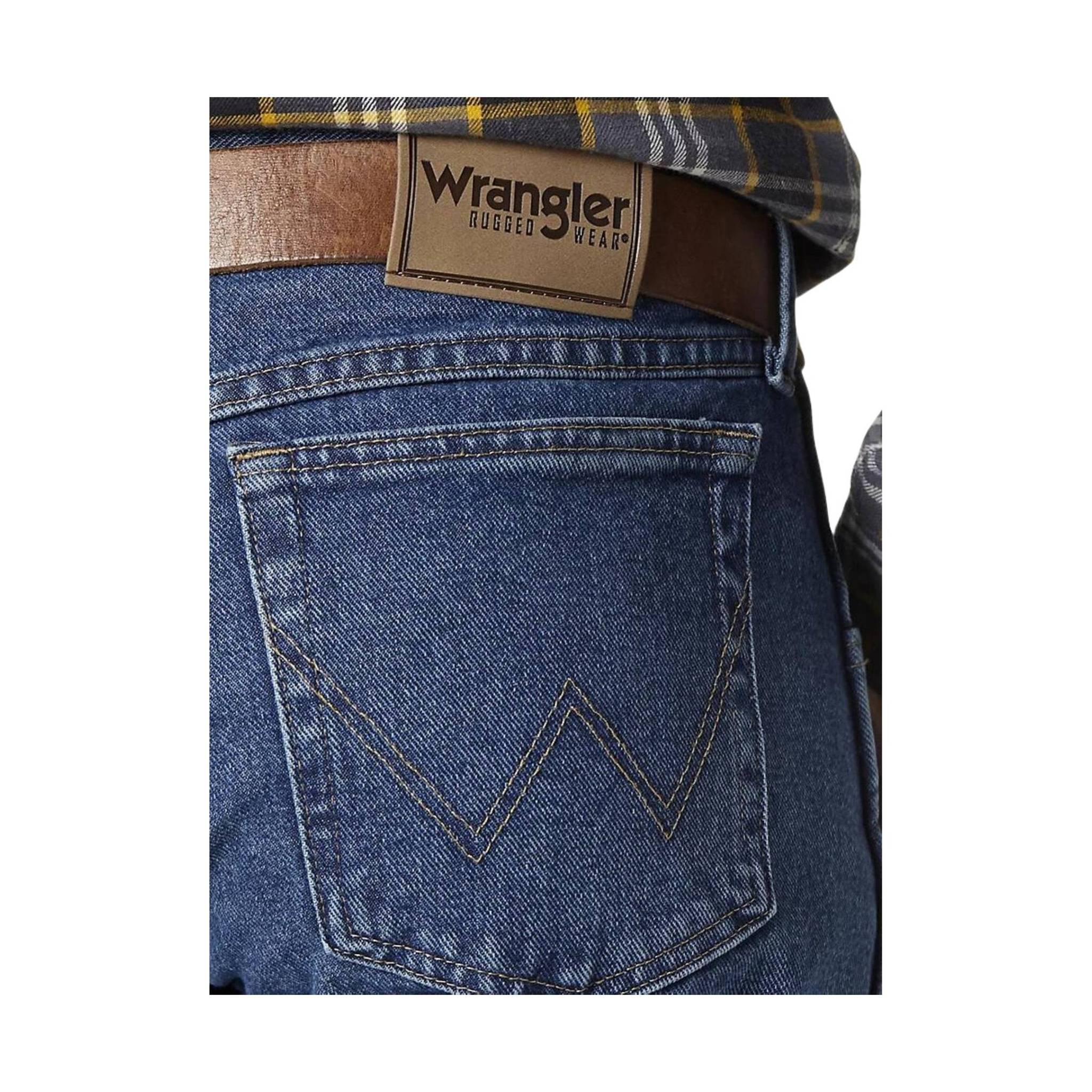 Wrangler Men's 5 Pocket Jean - Antique Indigo - Image 4