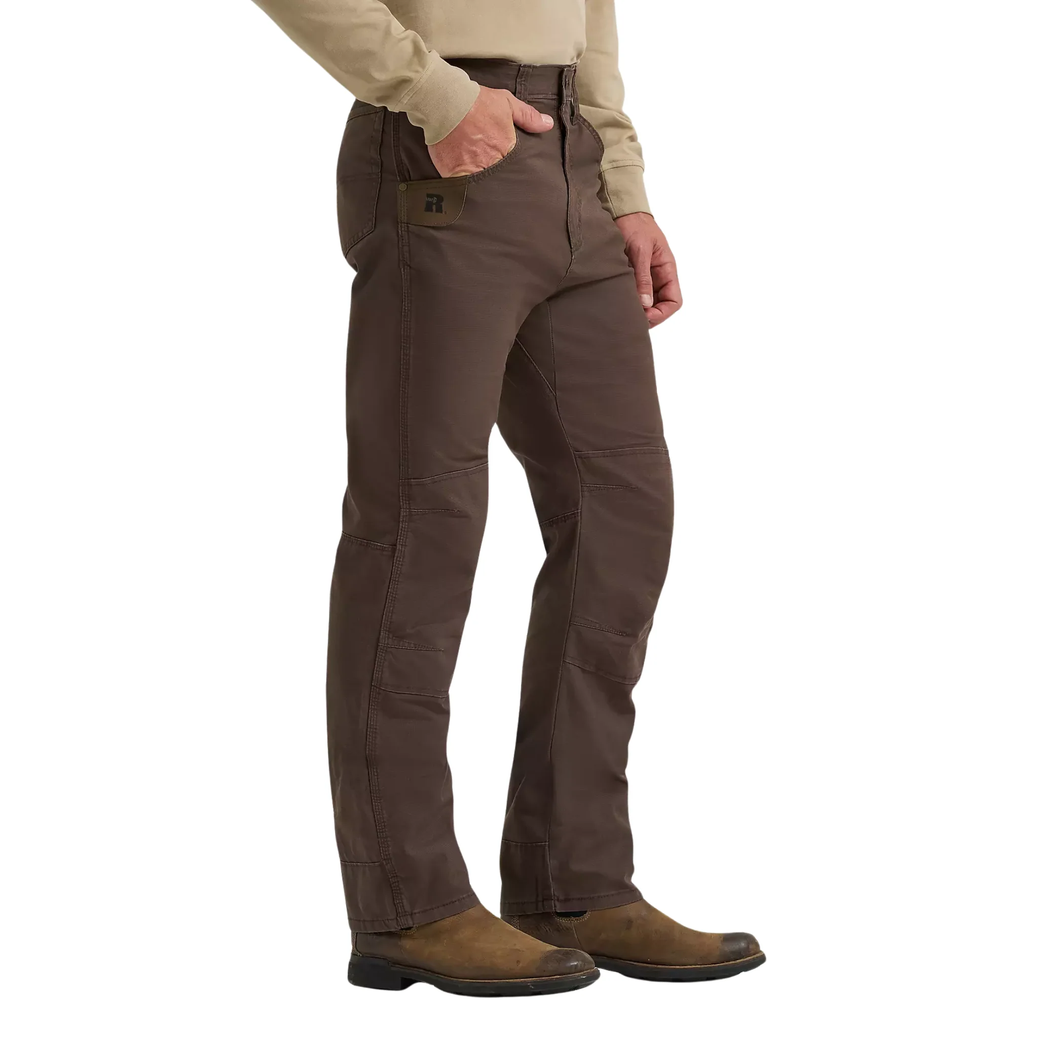 Wrangler Men's Riggs Utility Work Pant - Coffee - Image 3
