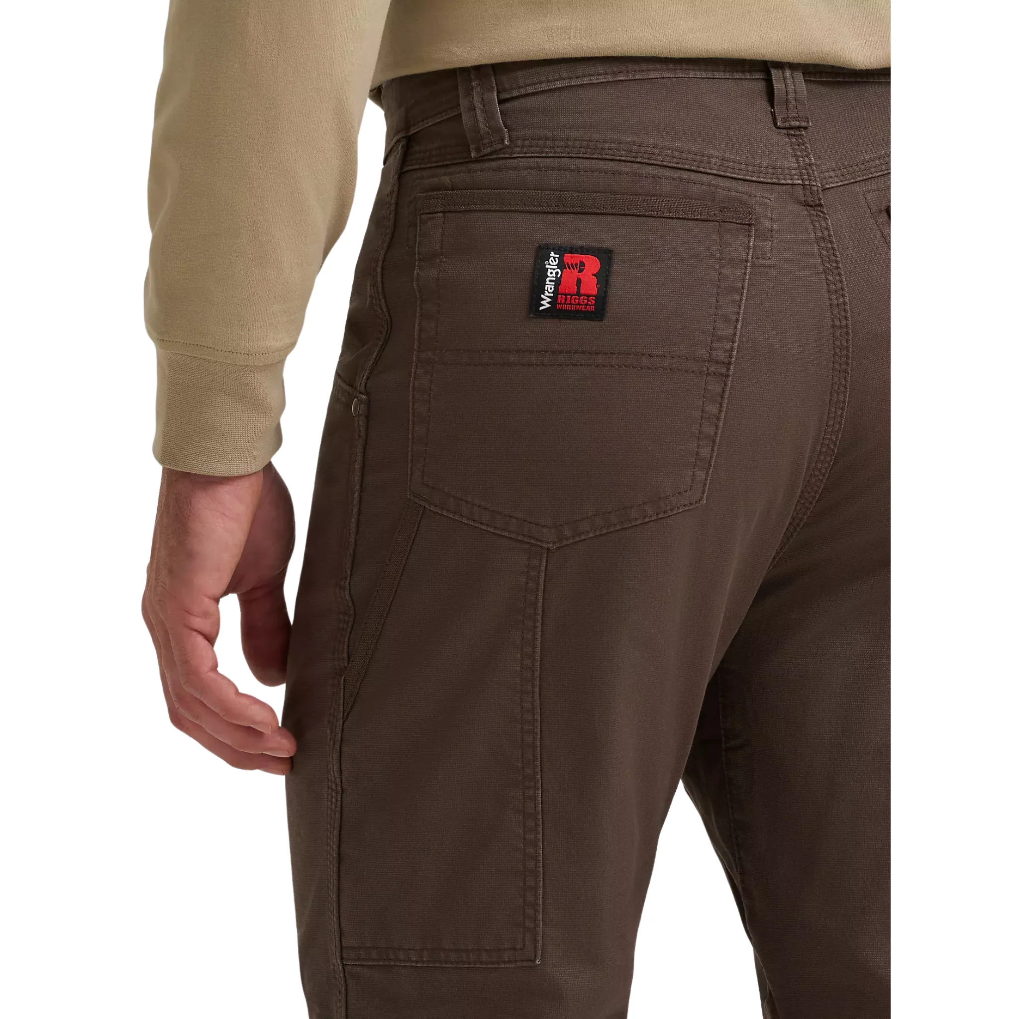 Wrangler Men's Riggs Utility Work Pant - Coffee - Image 5
