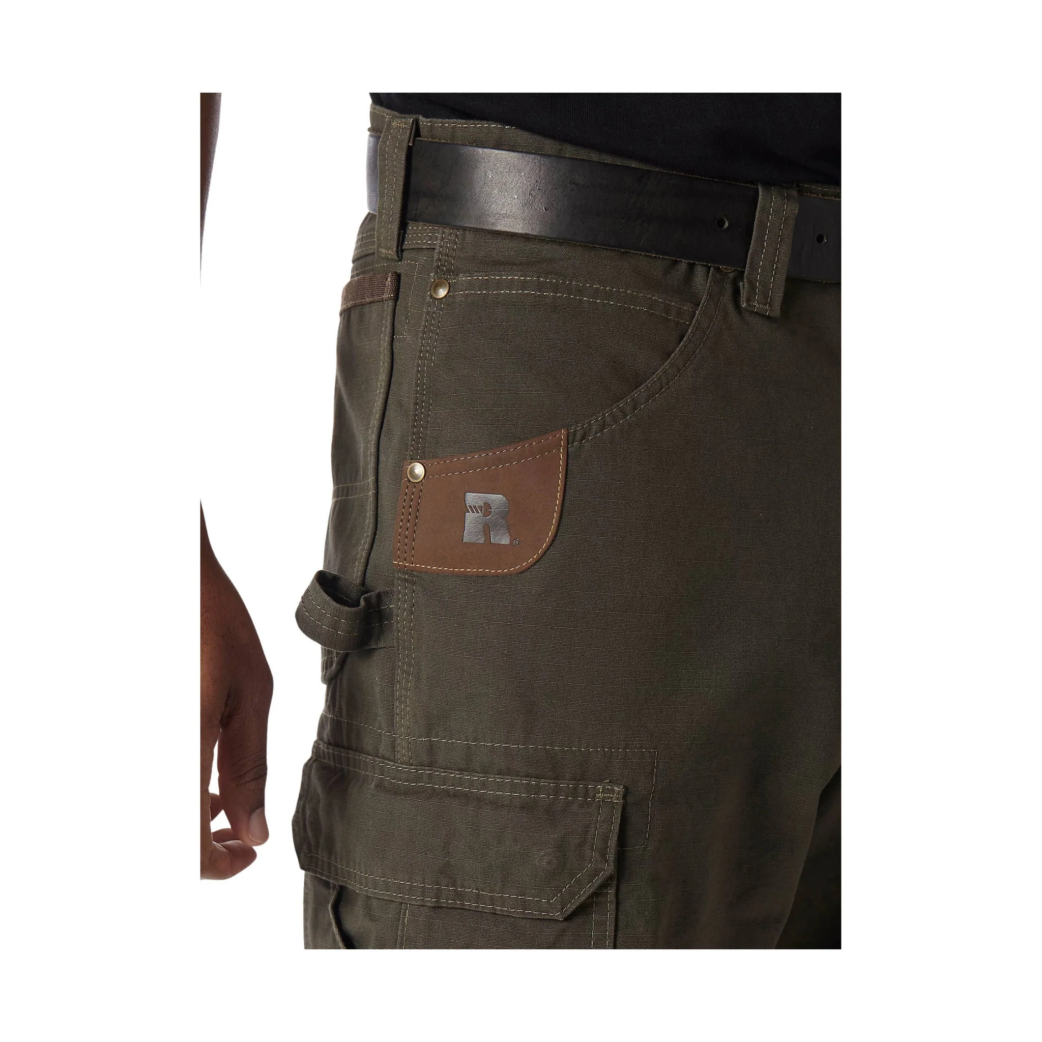 Wrangler Men's Riggs Workwear Ripstop Ranger Cargo Short - Loden - Image 5