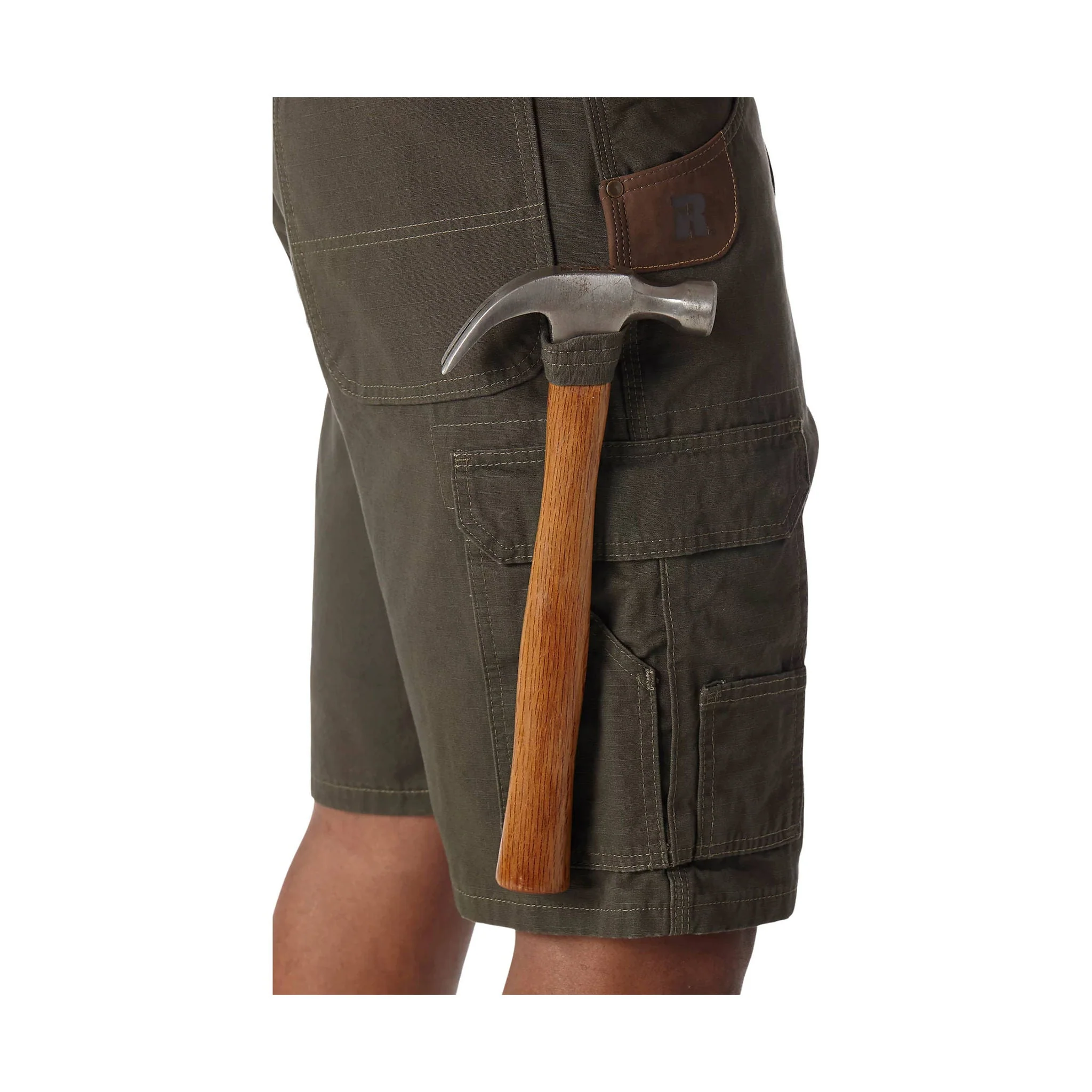 Wrangler Men's Riggs Workwear Ripstop Ranger Cargo Short - Loden - Image 7