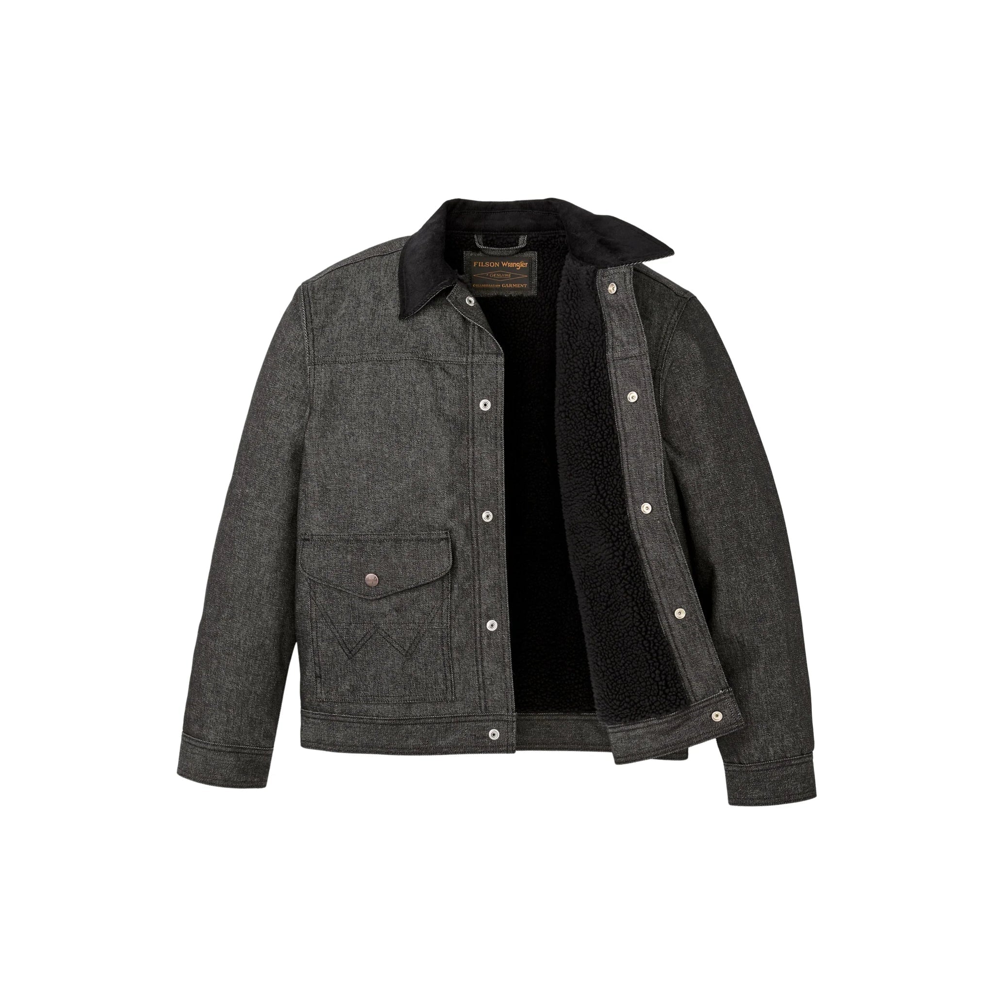 Wrangler X Filson Denim Work Jacket - Black - Image 2