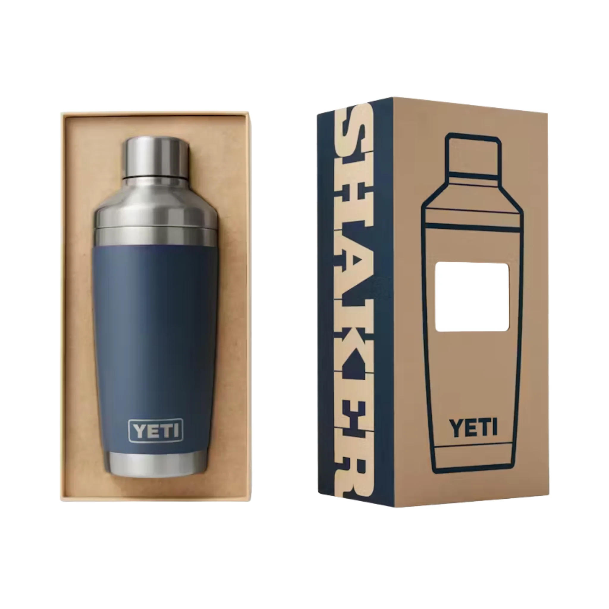 YETI Rambler 20 oz Cocktail Shaker - Navy - Image 3