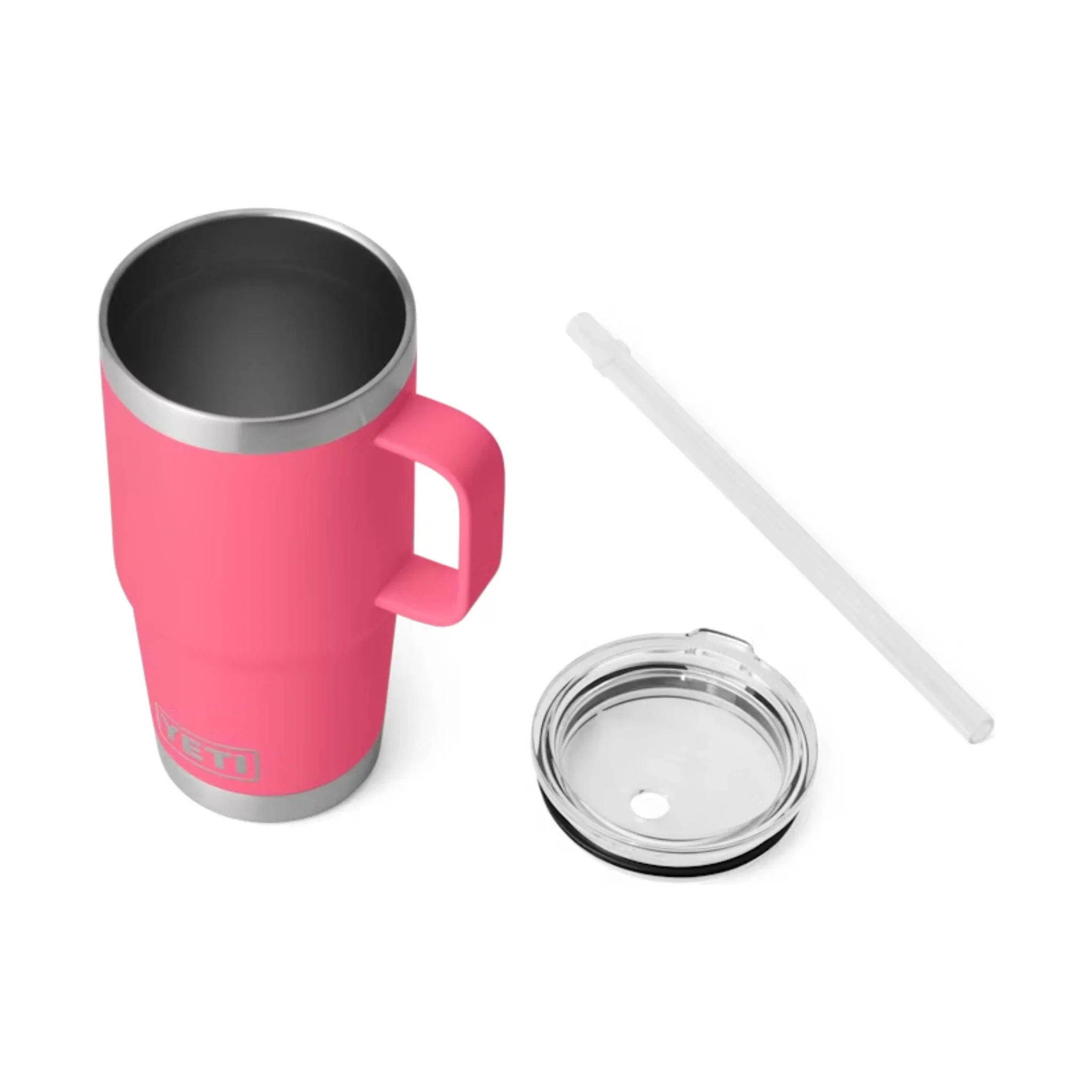 YETI Rambler 25 oz Straw Mug - Tropical Pink - Image 3