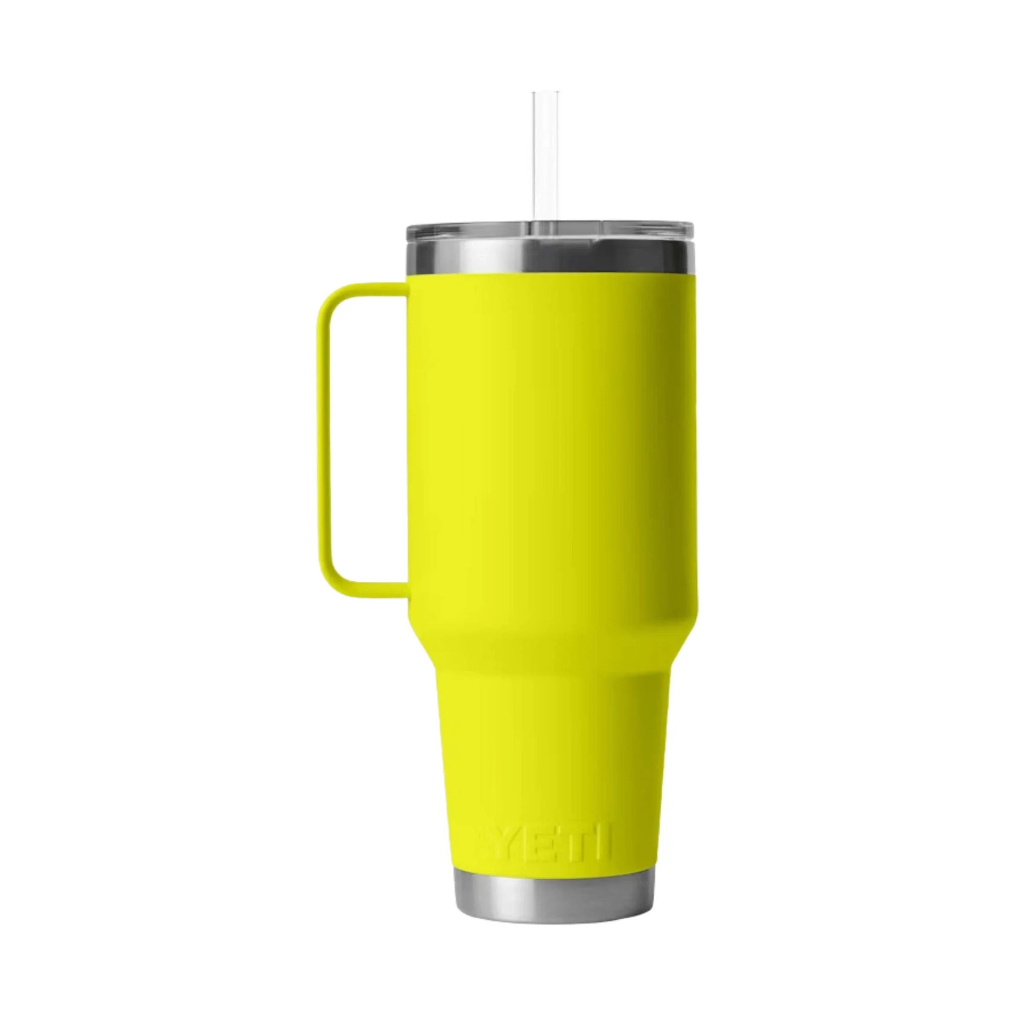 YETI Rambler 42 oz Straw Mug - Firefly Yellow - Image 2