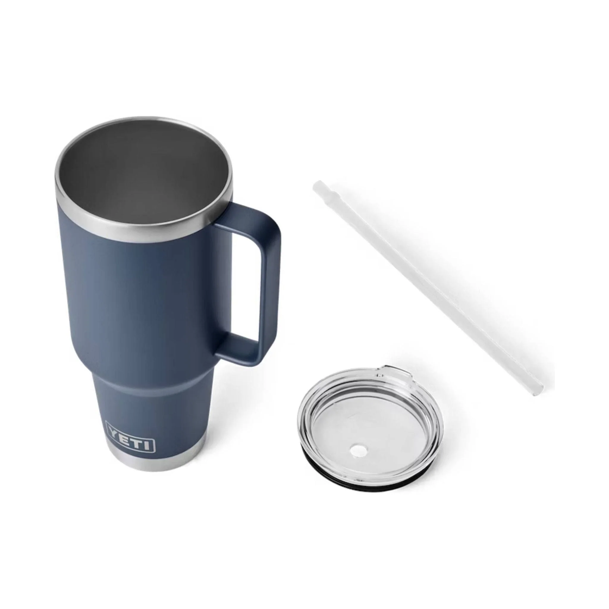 YETI Rambler 42 oz Straw Mug - Navy - Image 3