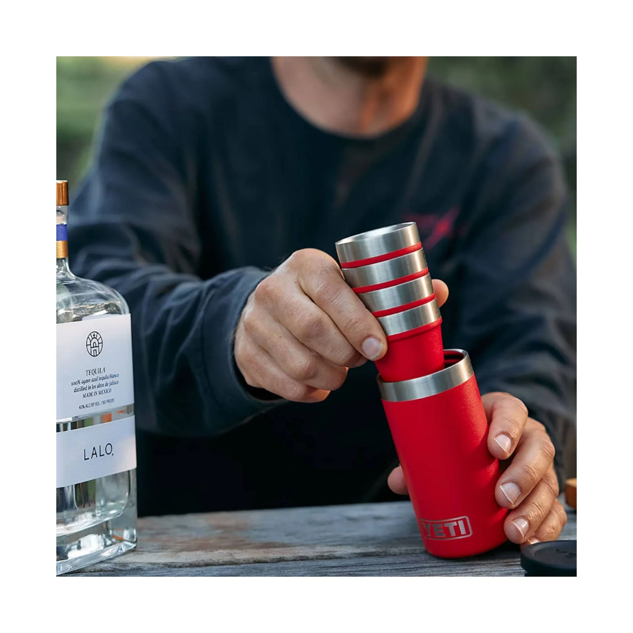 YETI Shot Glasses and Case - Black - Image 6