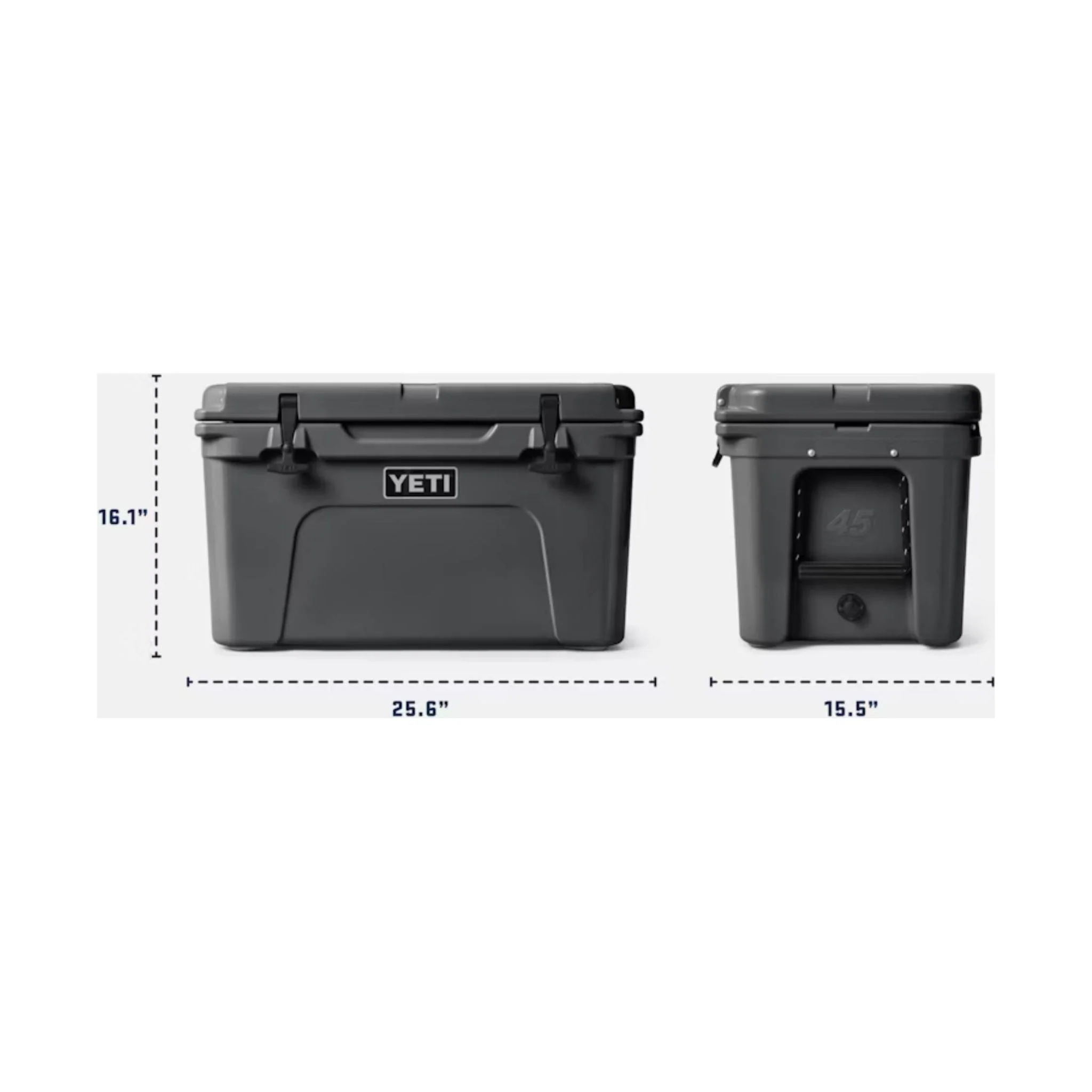 YETI Tundra 45 Hard Cooler - Charcoal - Image 5