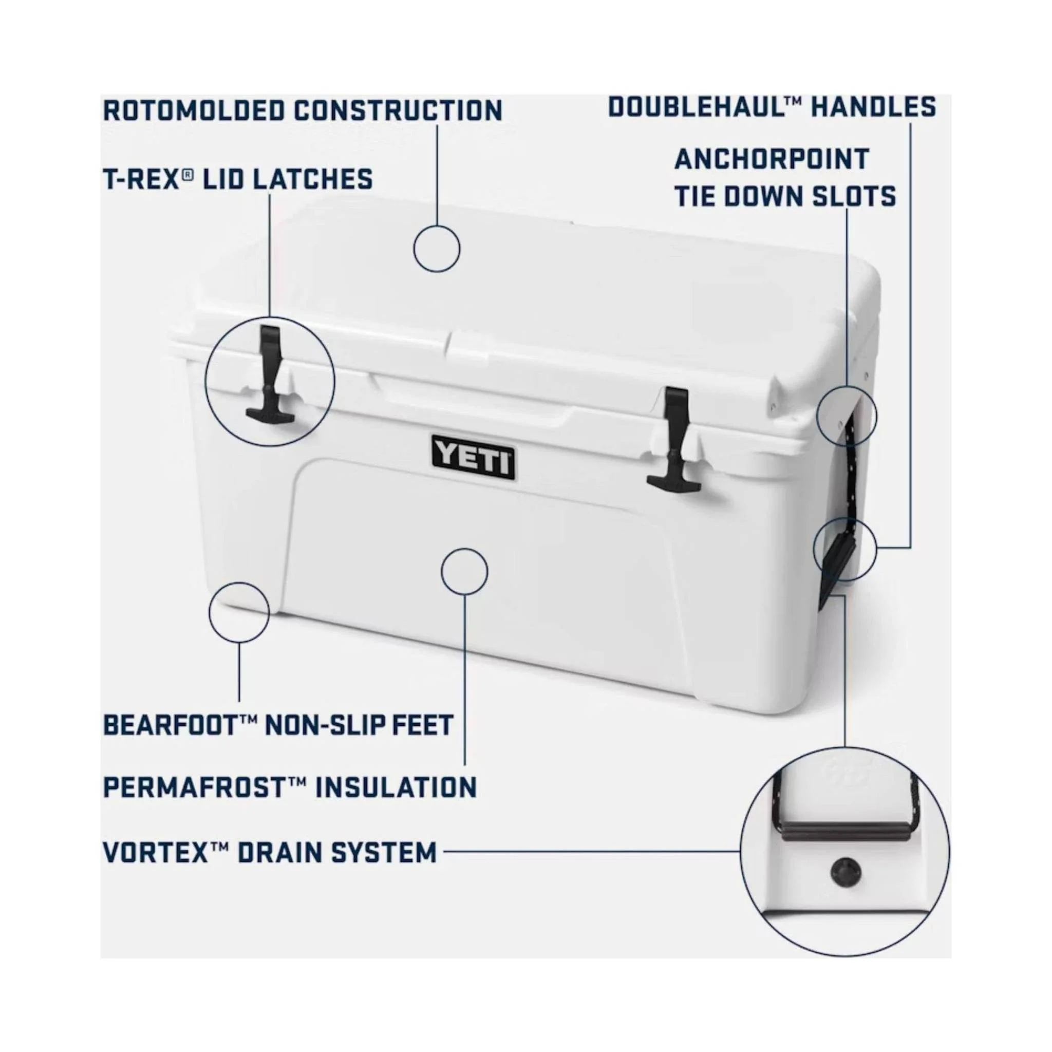 YETI Tundra 65 Hard Cooler - Desert Tan - Image 5
