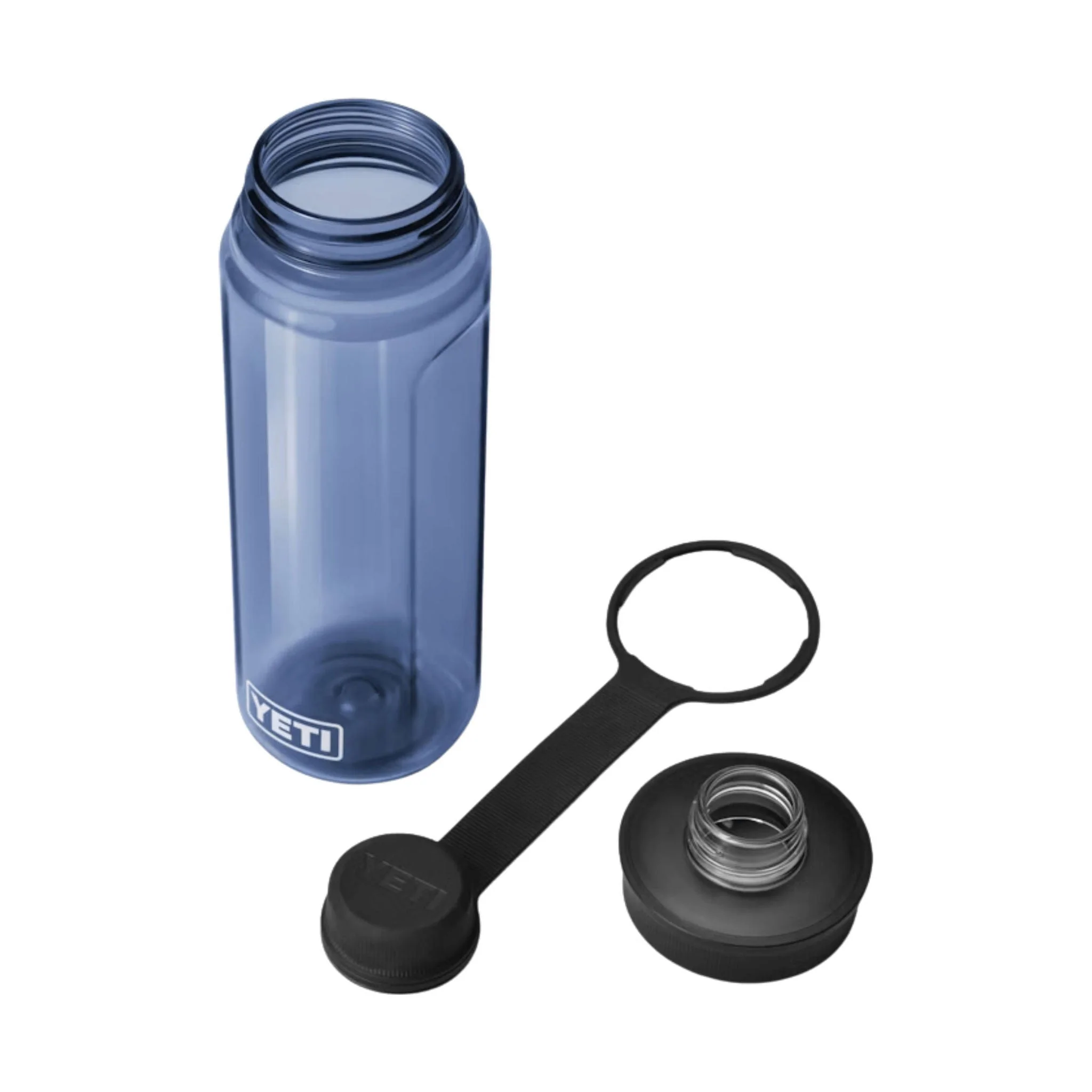 YETI Yonder 750 ML / 25 oz With Tether Cap Water Bottle - Navy - Image 4